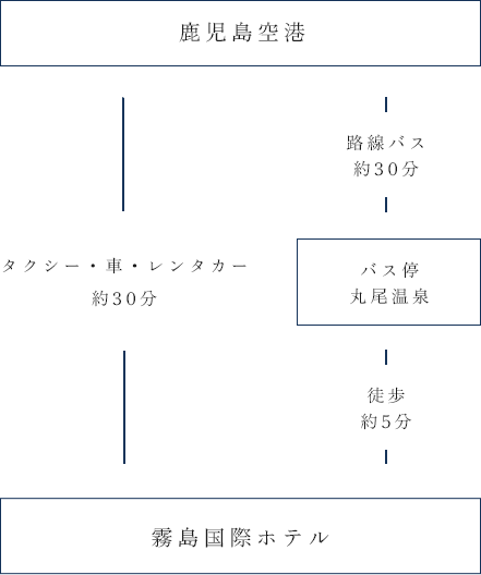 飛行機でお越しのお客様