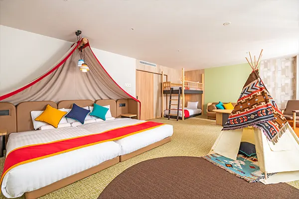 キッズデラックスルーム(湯けむりビュー)